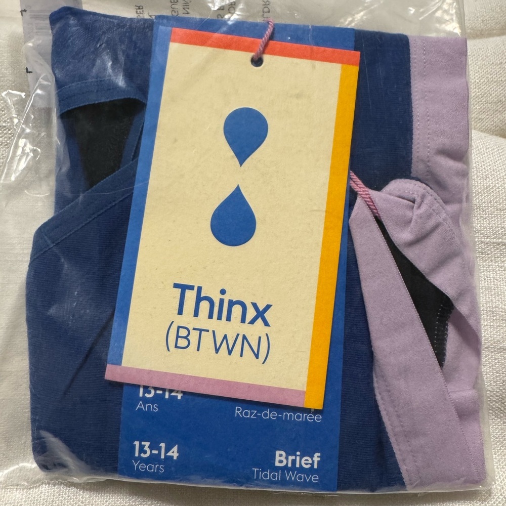 Three pairs of Thinx period underwear